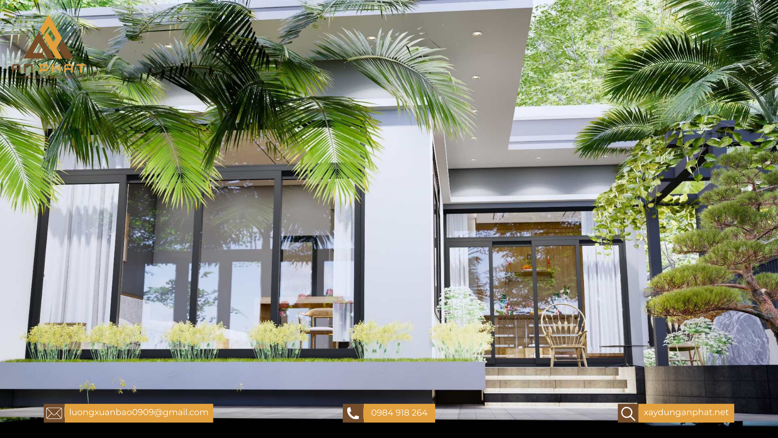 Nhà cấp 4 mặt tiền mái bằng 3 phòng ngủ