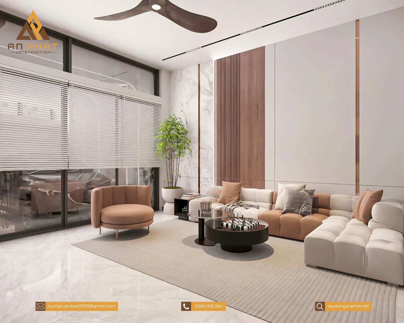 Nhà phố 1 trệt 2 lầu