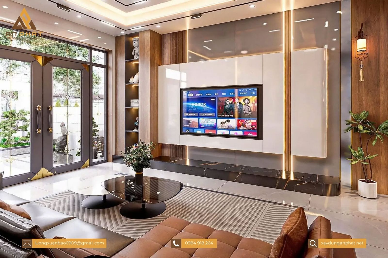 Nhà phố 1 trệt 2 tầng hiện đại