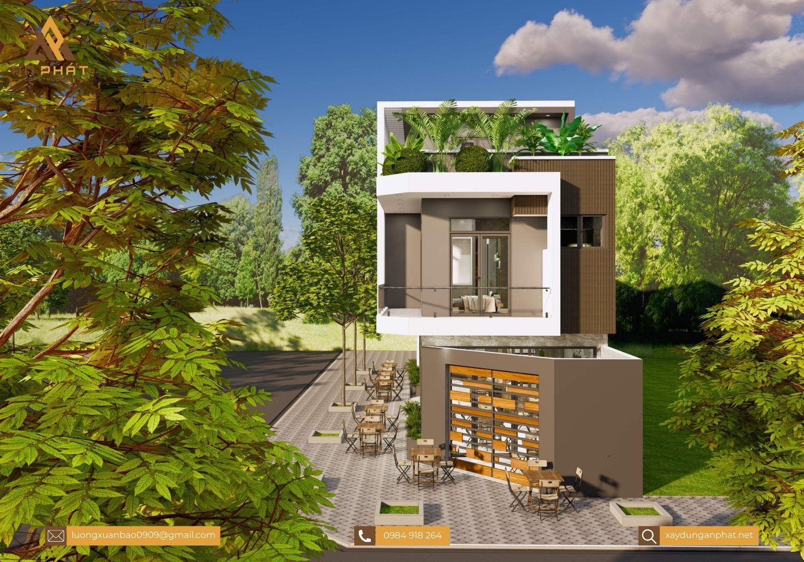 Nhà phố 2 mặt tiền