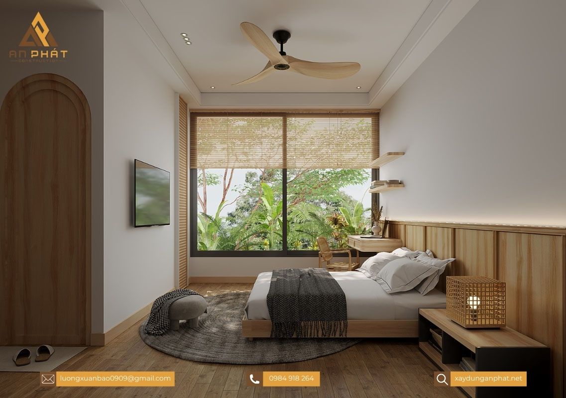 Nhà phố 2 tầng, 1tum 5x20, 2 phòng ngủ