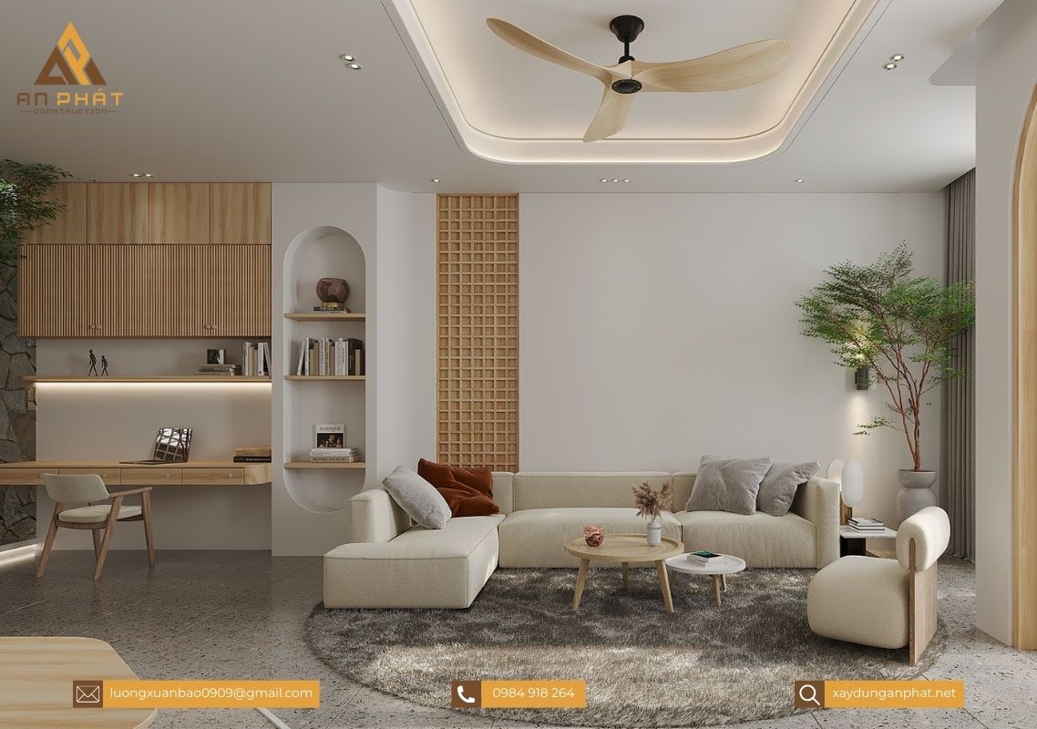 Nhà phố 2 tầng, 1tum 5x20, 2 phòng ngủ