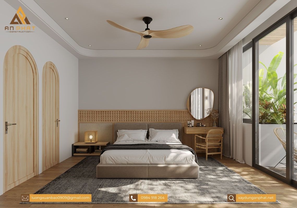 Nhà phố 2 tầng, 1tum 5x20, 2 phòng ngủ