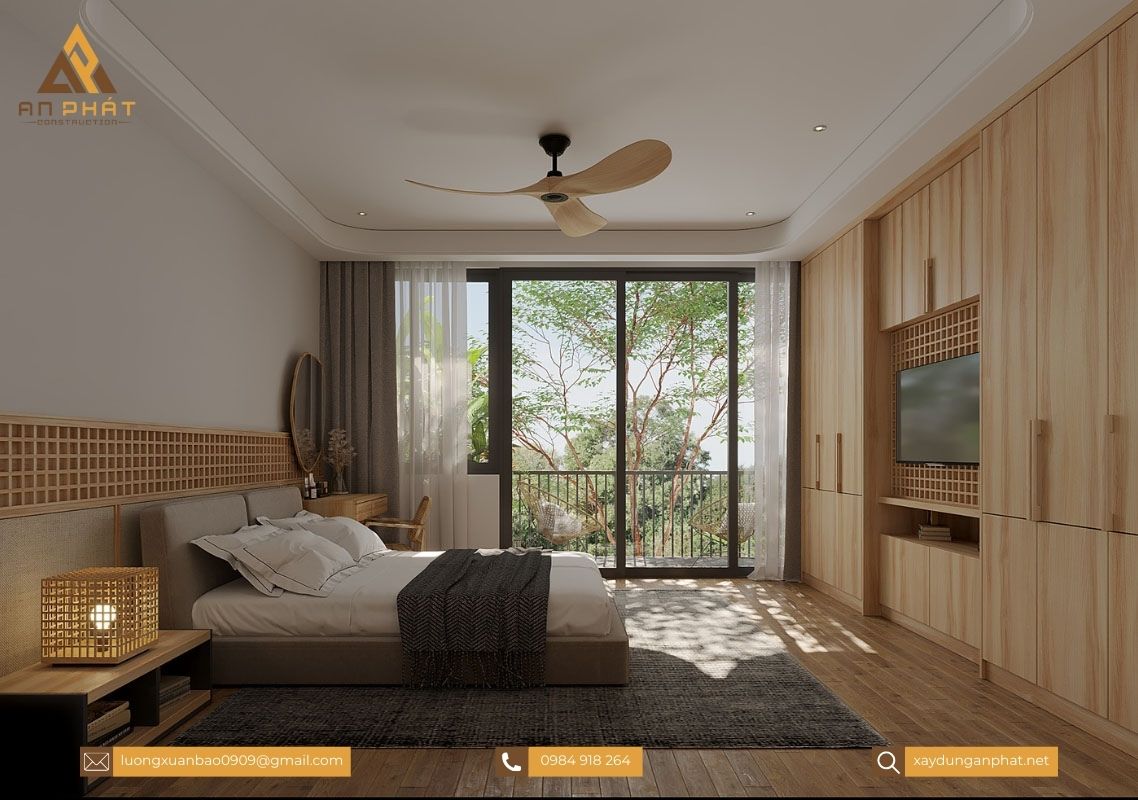 Nhà phố 2 tầng, 1tum 5x20, 2 phòng ngủ