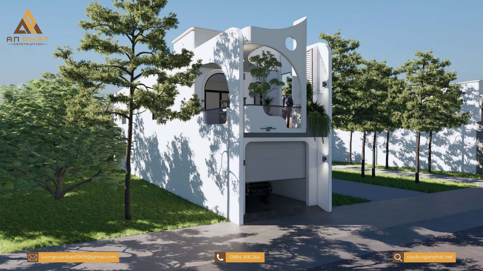 Nhà phố 2 tầng hiện đại