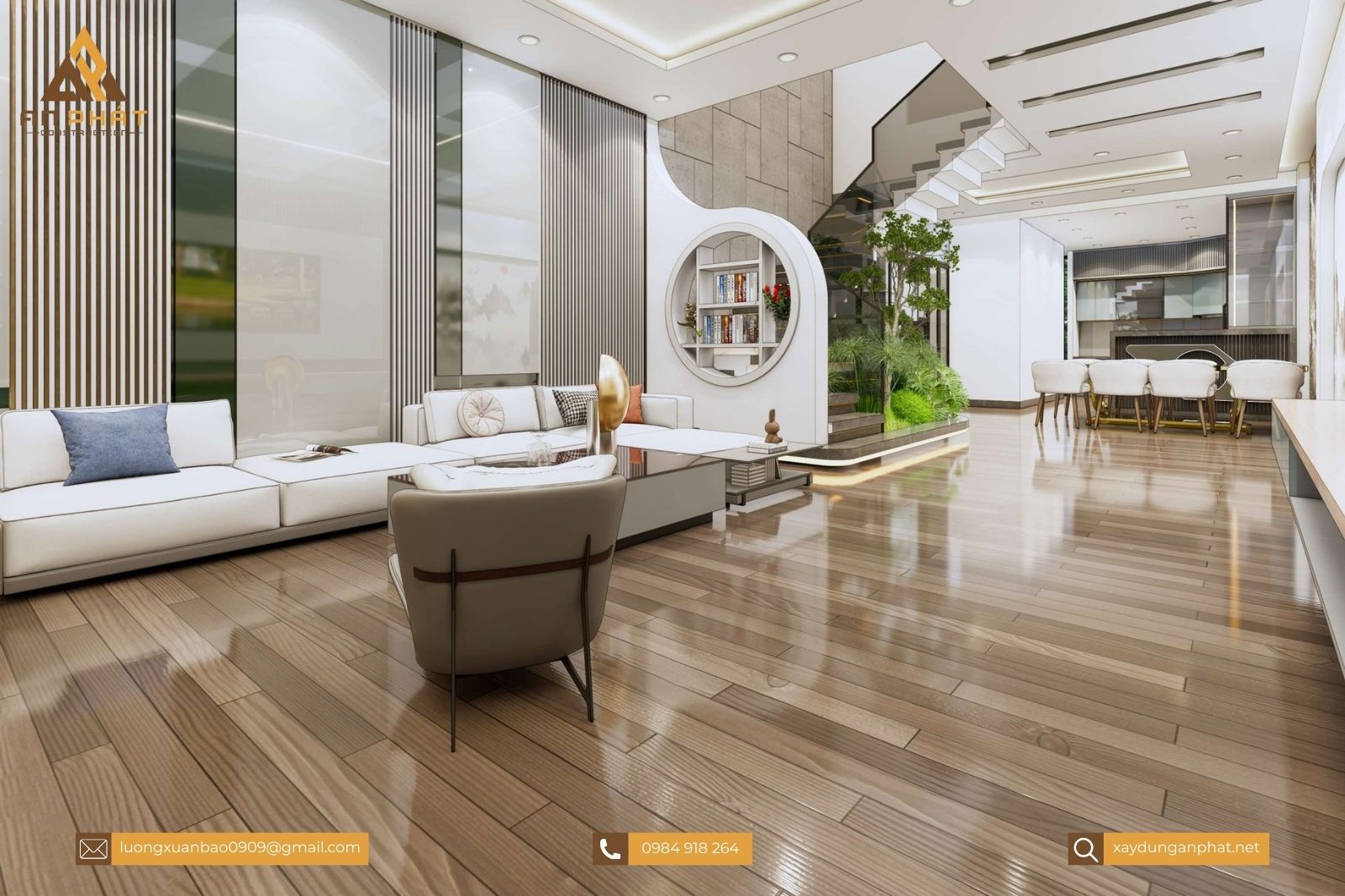 Nhà phố 2 tầng hiện đại