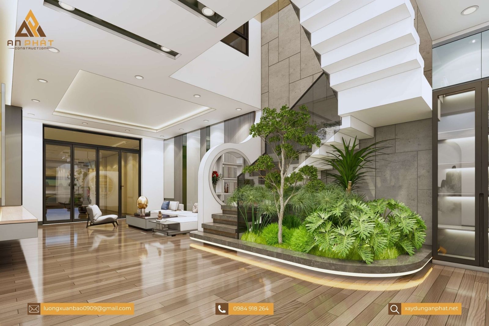 Nhà phố 2 tầng hiện đại