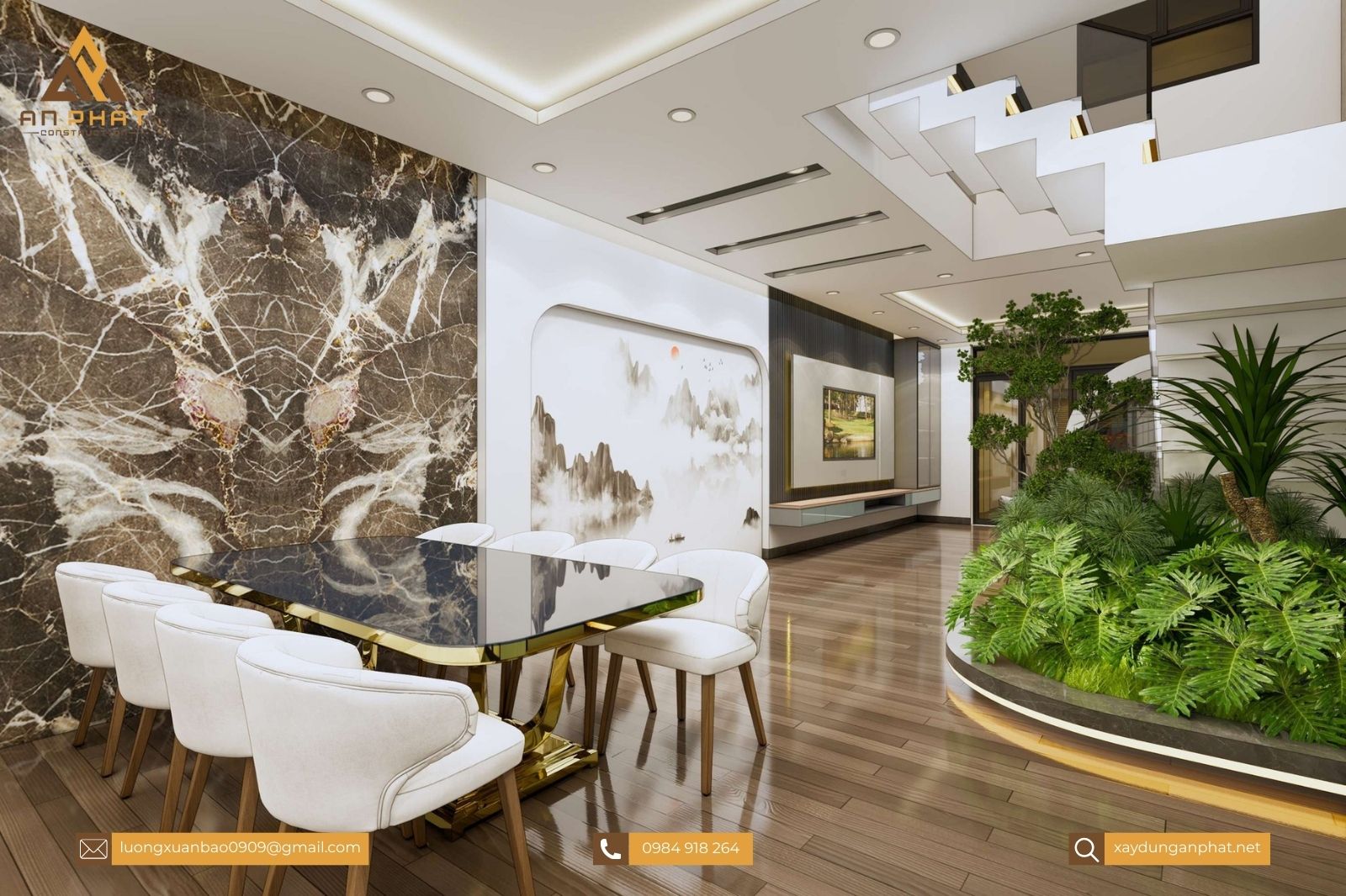 Nhà phố 2 tầng hiện đại