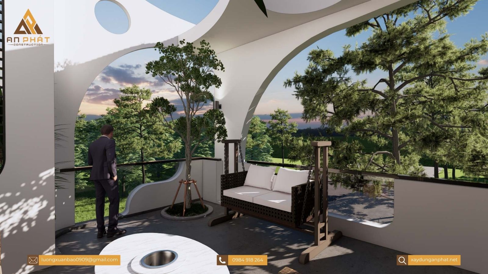 Nhà phố 2 tầng hiện đại