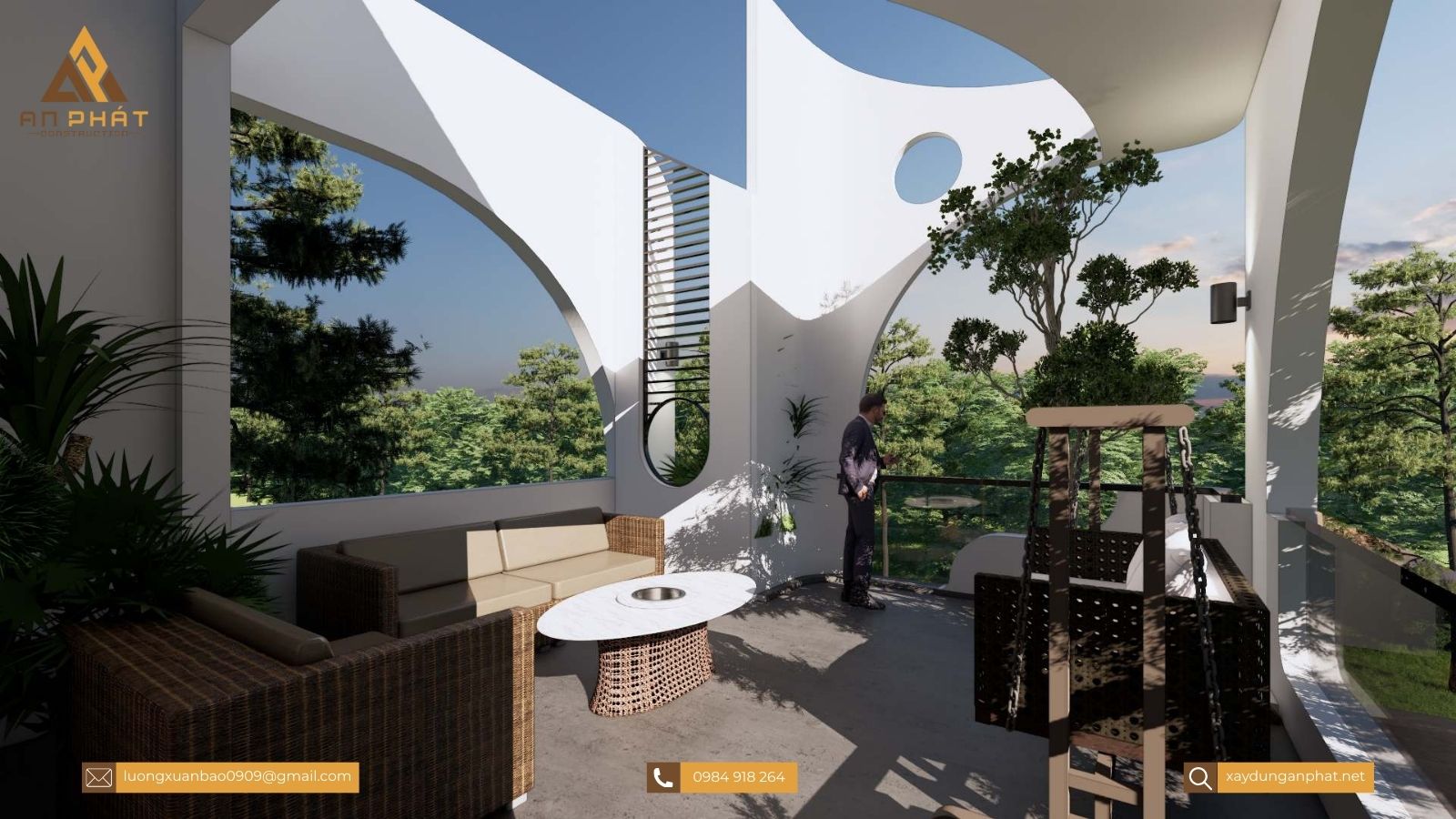 Nhà phố 2 tầng hiện đại