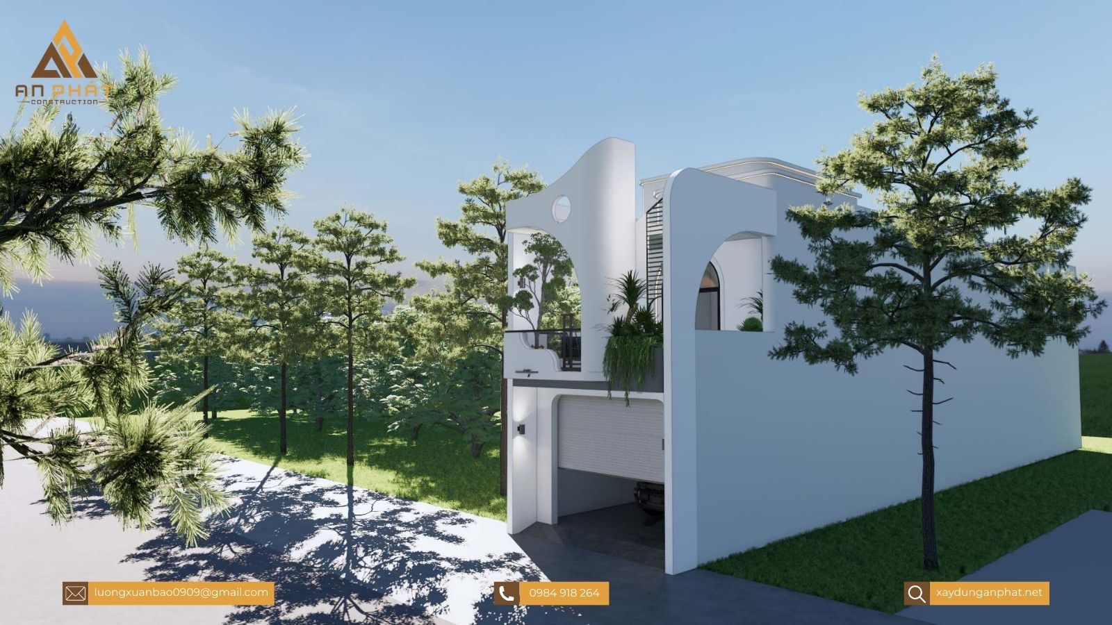 Nhà phố 2 tầng hiện đại