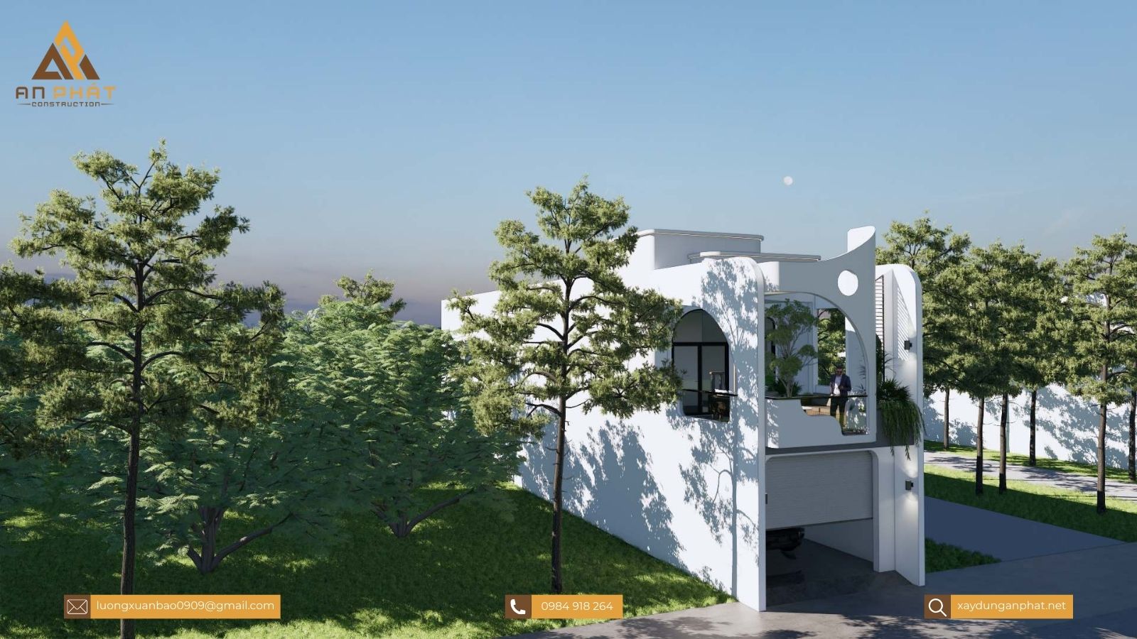 Nhà phố 2 tầng hiện đại