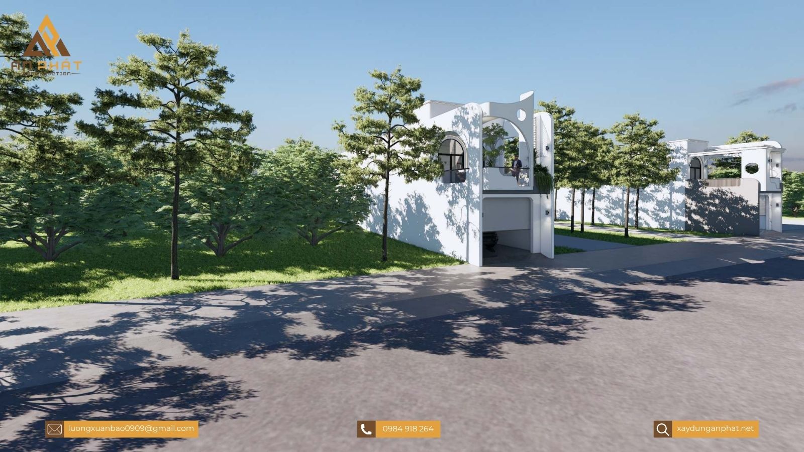 Nhà phố 2 tầng hiện đại