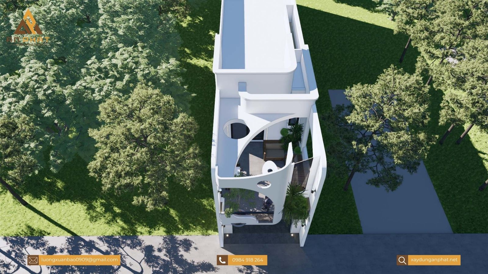 Nhà phố 2 tầng hiện đại