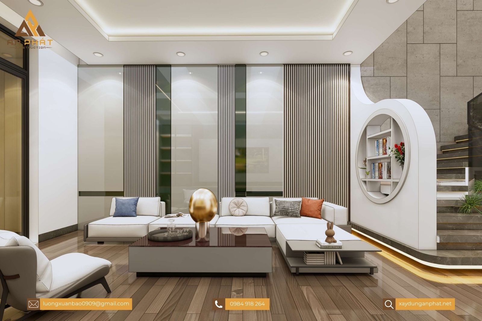 Nhà phố 2 tầng hiện đại