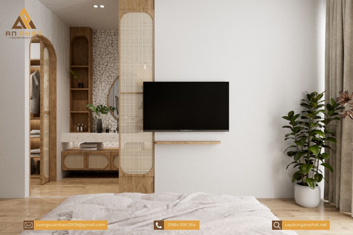 Nhà phố 2 tầng phong cách Wabi-Sabi