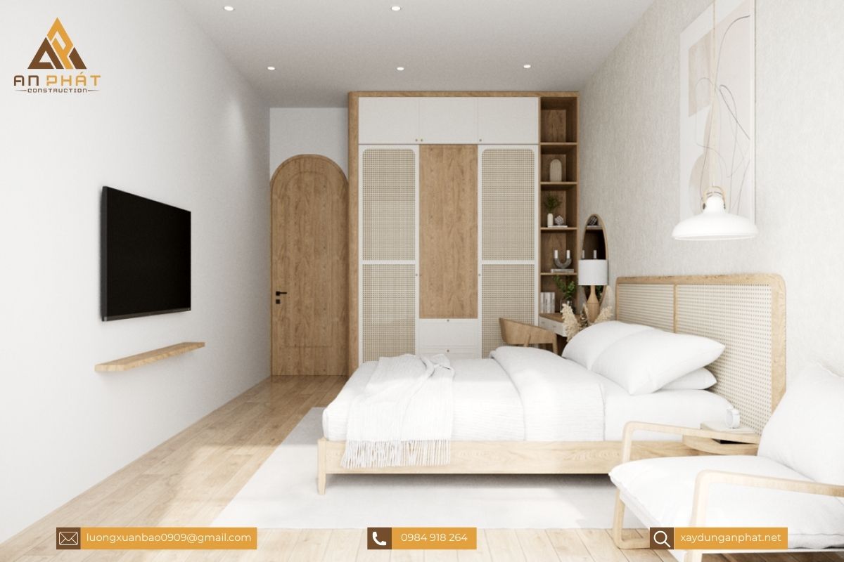 Nhà phố 2 tầng phong cách Wabi-Sabi