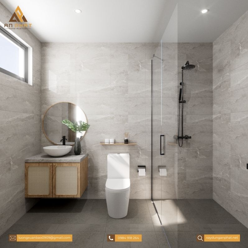 Nhà phố 2 tầng phong cách Wabi-Sabi