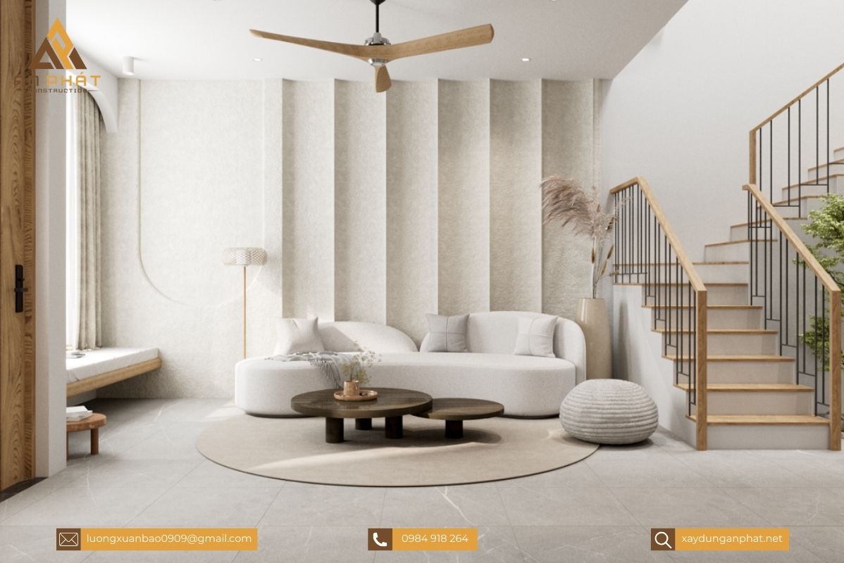 Nhà phố 2 tầng phong cách Wabi-Sabi