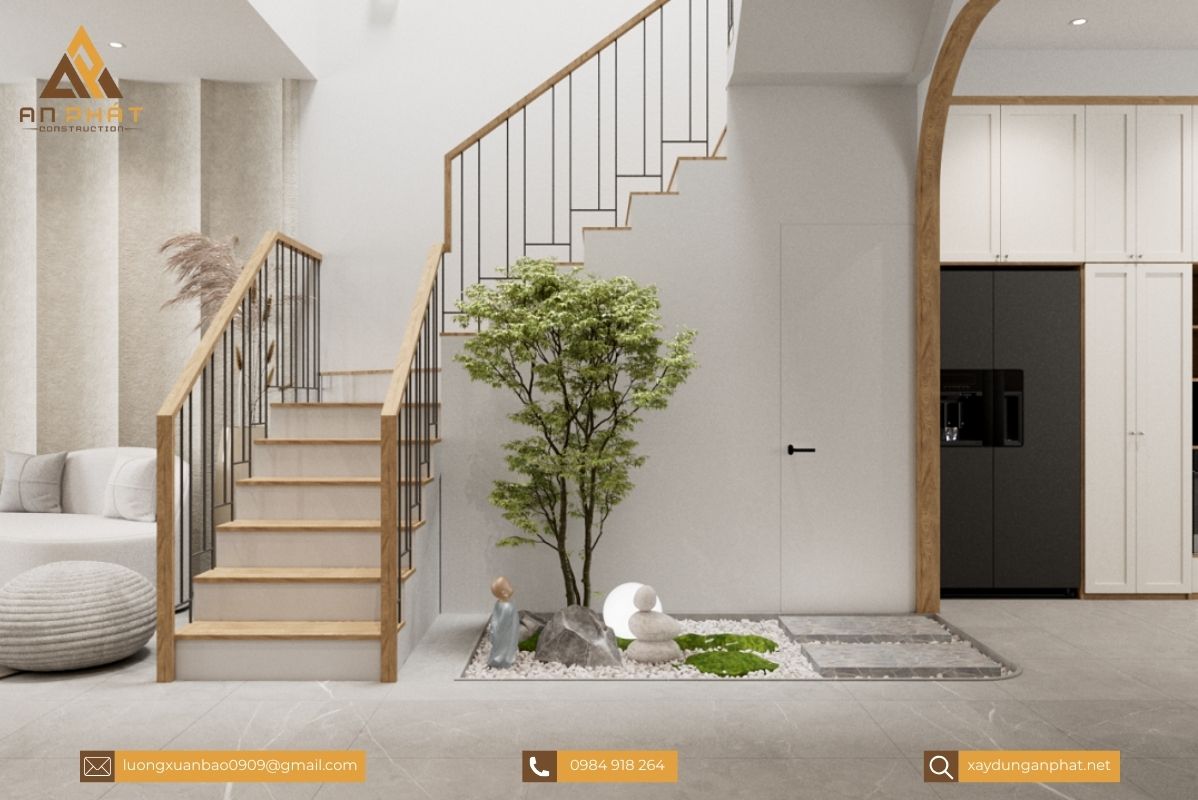 Nhà phố 2 tầng phong cách Wabi-Sabi