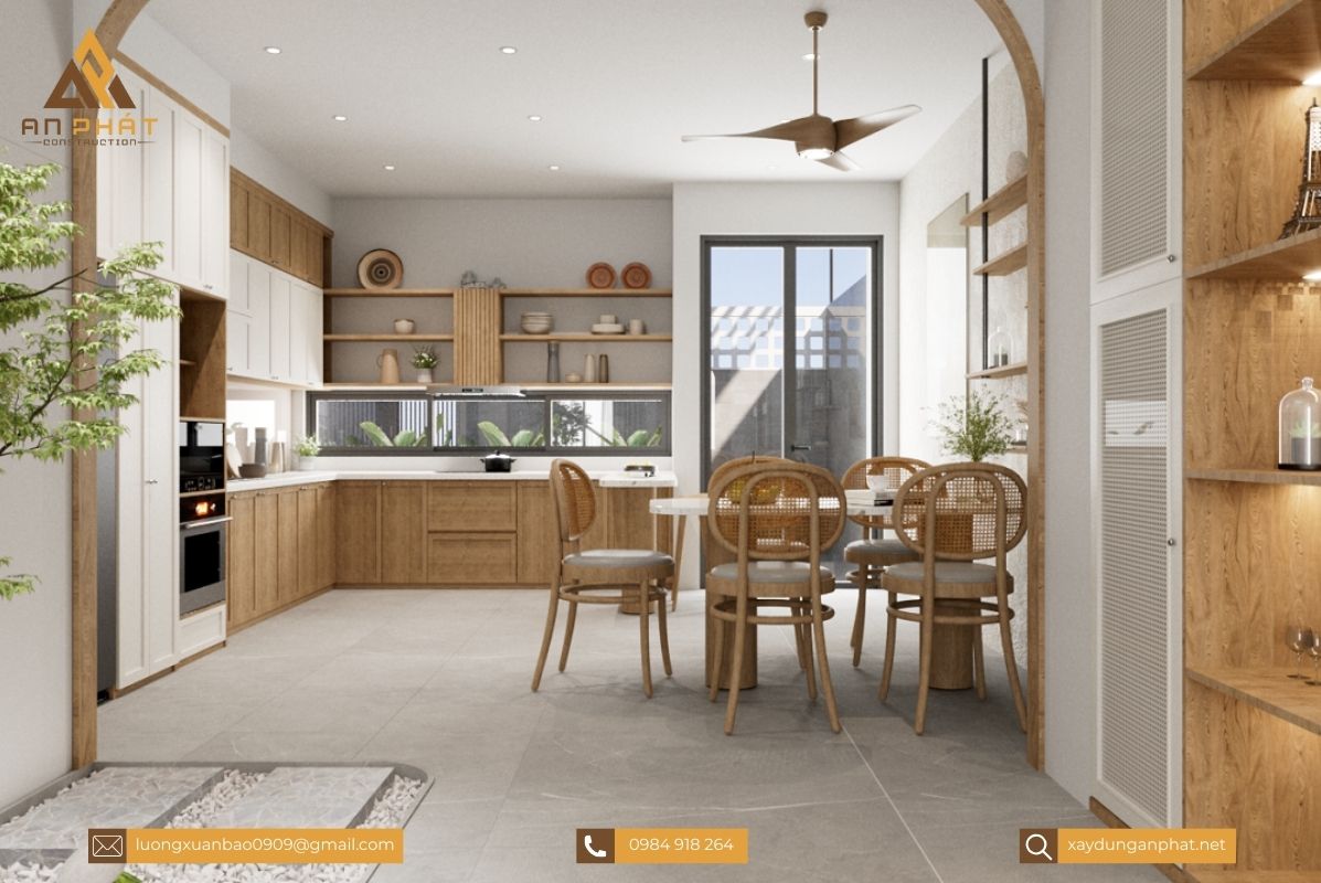 Nhà phố 2 tầng phong cách Wabi-Sabi