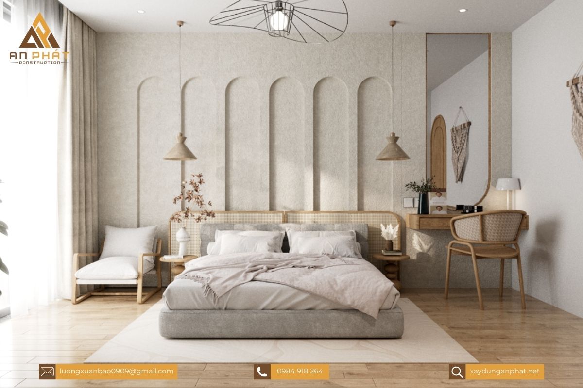 Nhà phố 2 tầng phong cách Wabi-Sabi