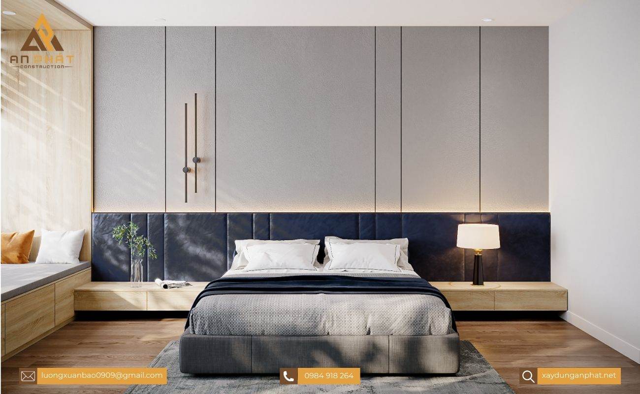 Nhà phố 3 tầng hiện đại 4 phòng ngủ 5x20