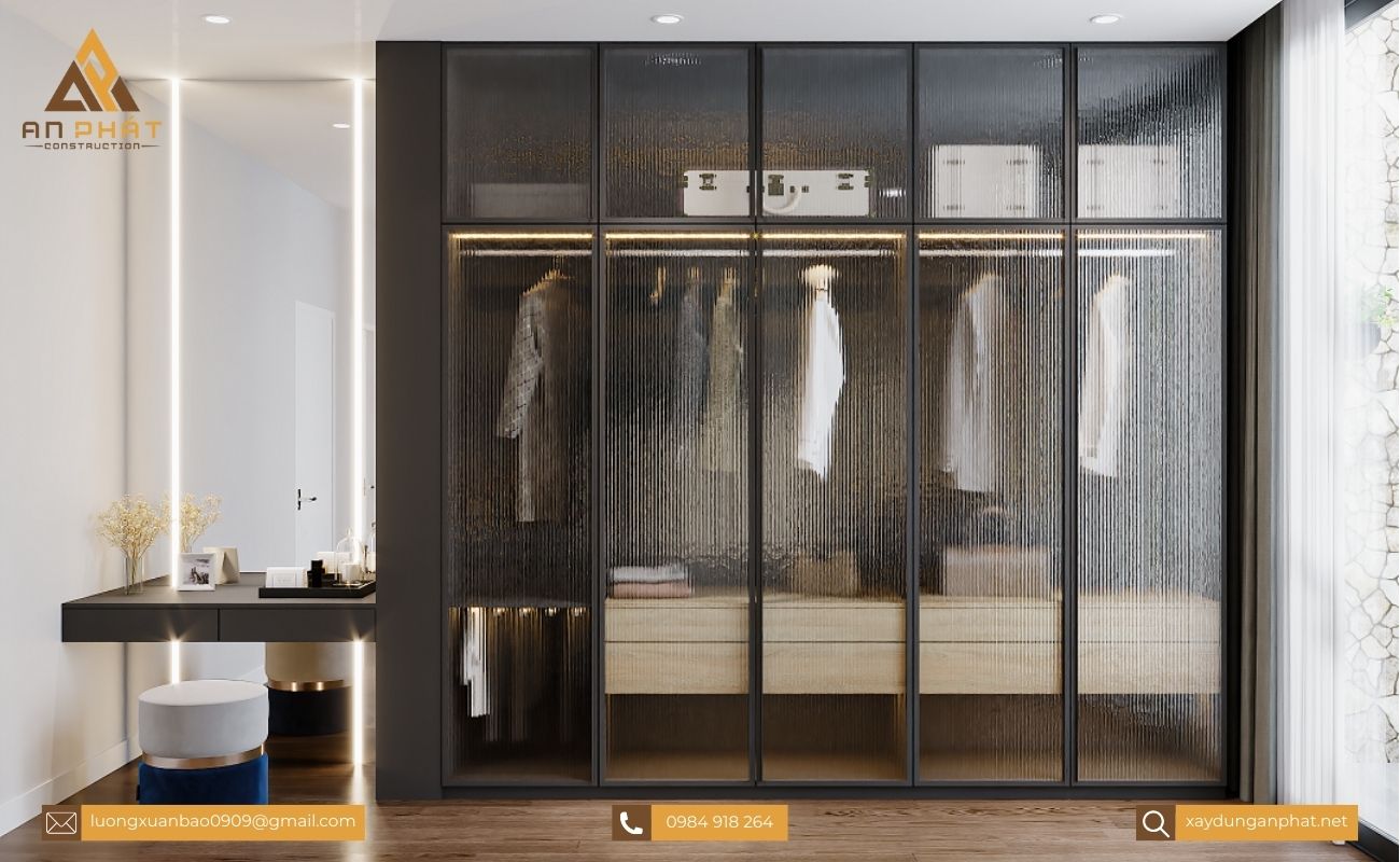 Nhà phố 3 tầng hiện đại 4 phòng ngủ 5x20