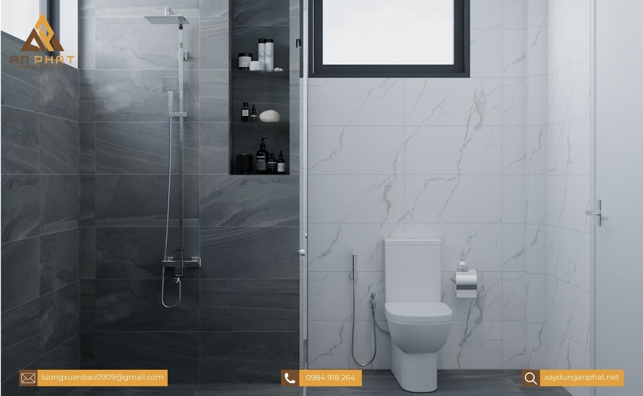 Nhà phố 3 tầng hiện đại 4 phòng ngủ 5x20