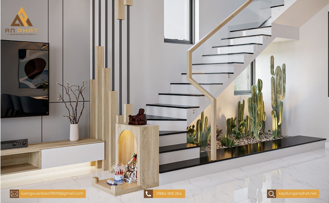 Nhà phố 3 tầng hiện đại 4 phòng ngủ 5x20