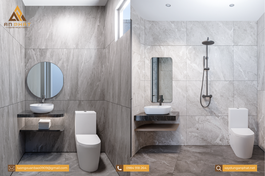 Nhà phố 3 tầng tối giản, hiện đại