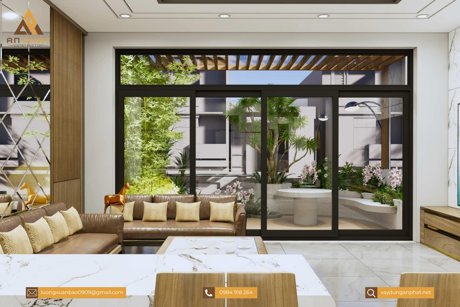 Nhà phố 5.5x20 1 trệt 2 lầu sân thượng