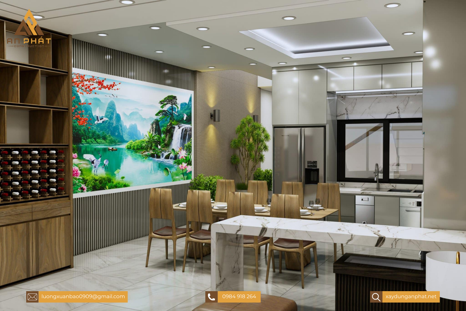 Nhà phố 5.5x20 1 trệt 2 lầu sân thượng