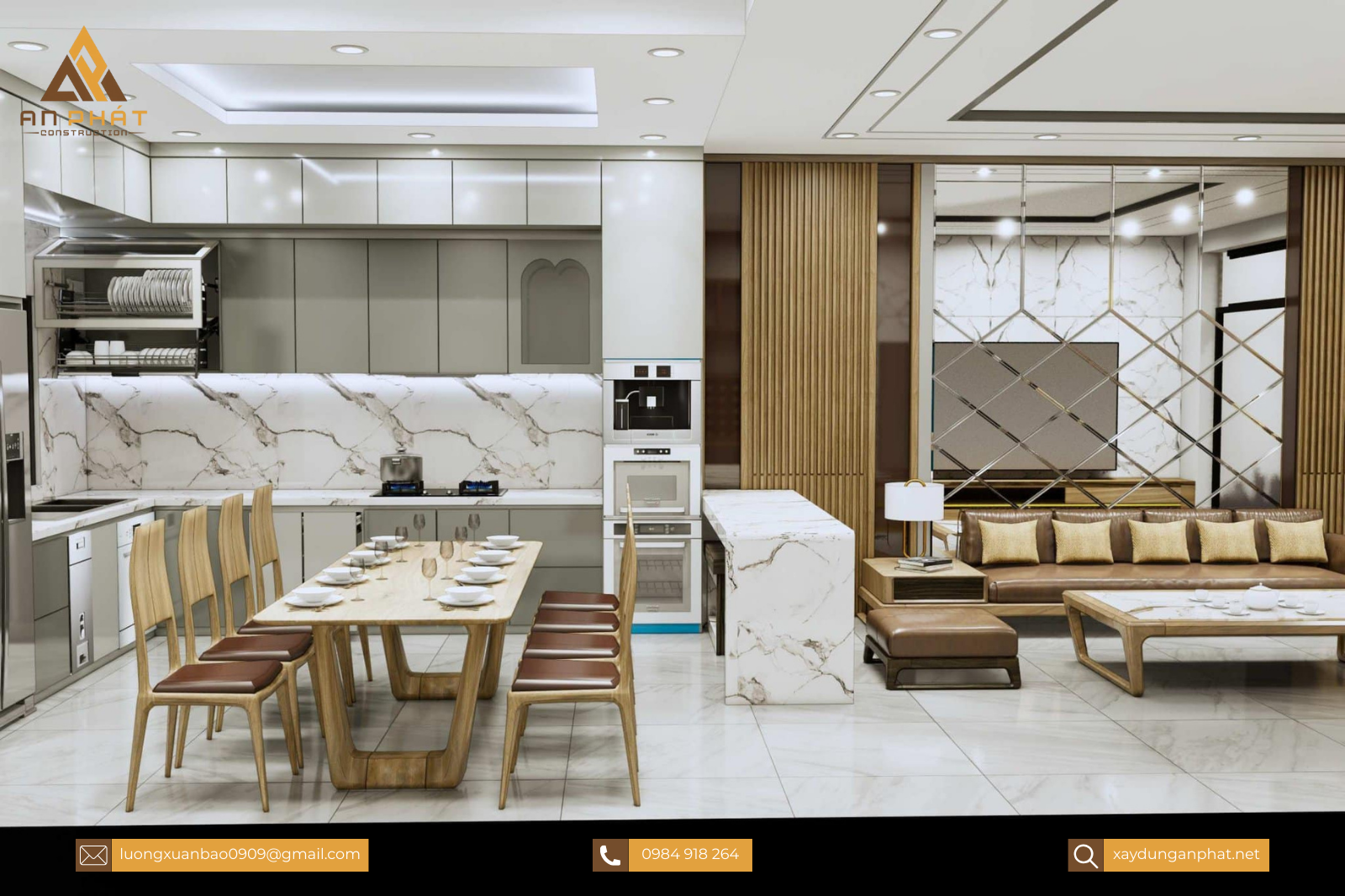 Nhà phố 5.5x20 1 trệt 2 lầu sân thượng