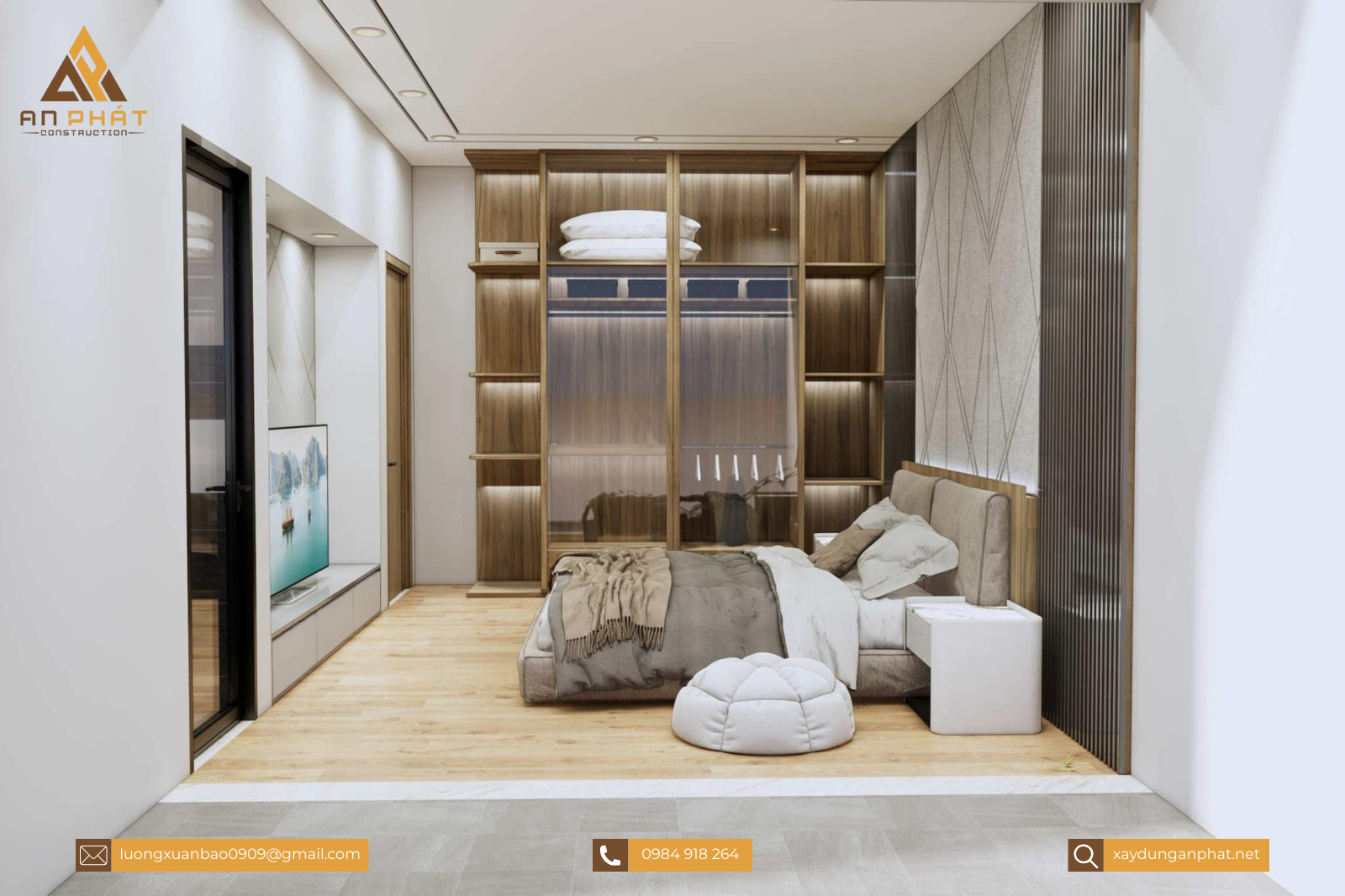 Nhà phố 5.5x20 1 trệt 2 lầu sân thượng