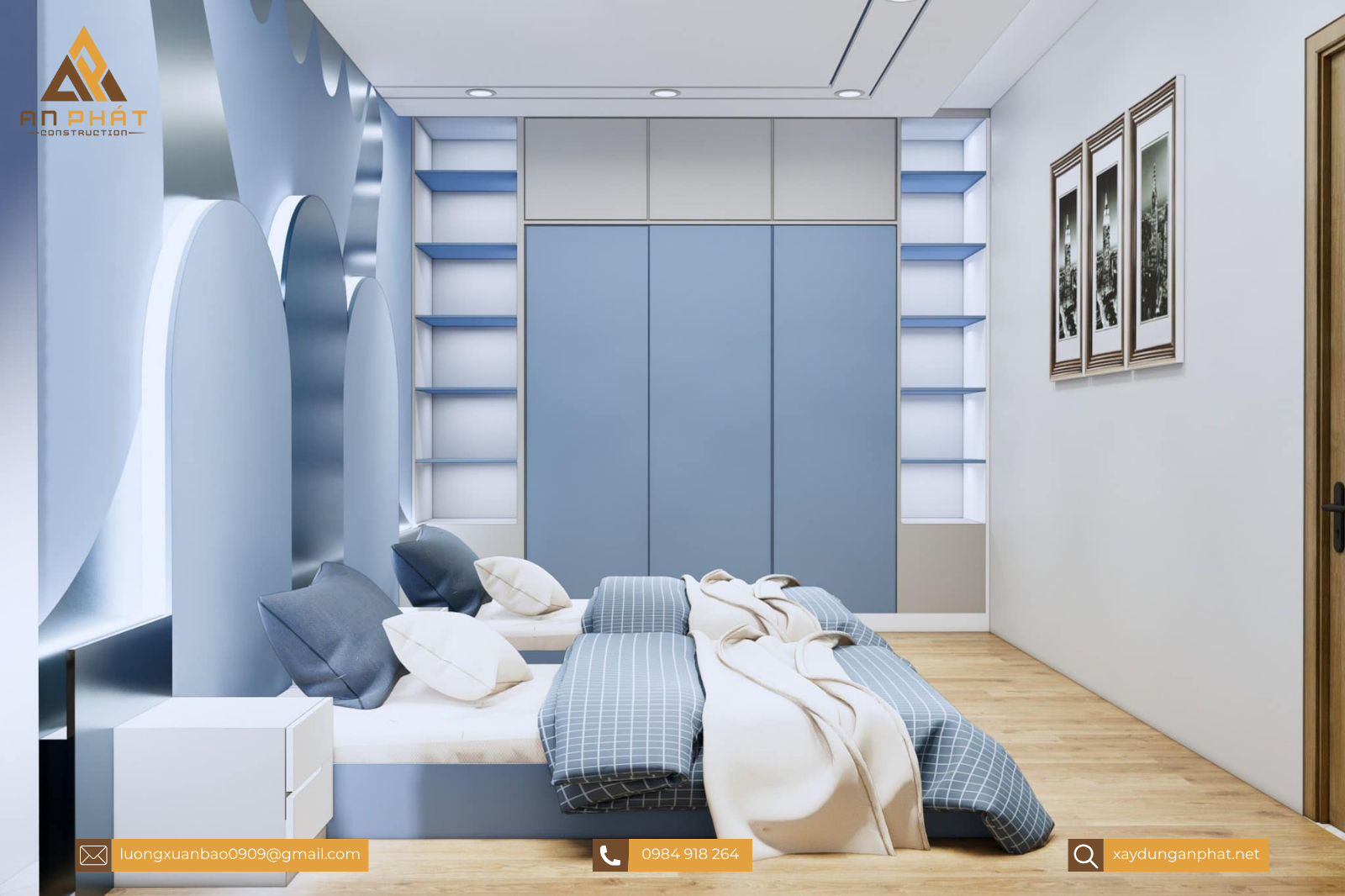 Nhà phố 5.5x20 1 trệt 2 lầu sân thượng