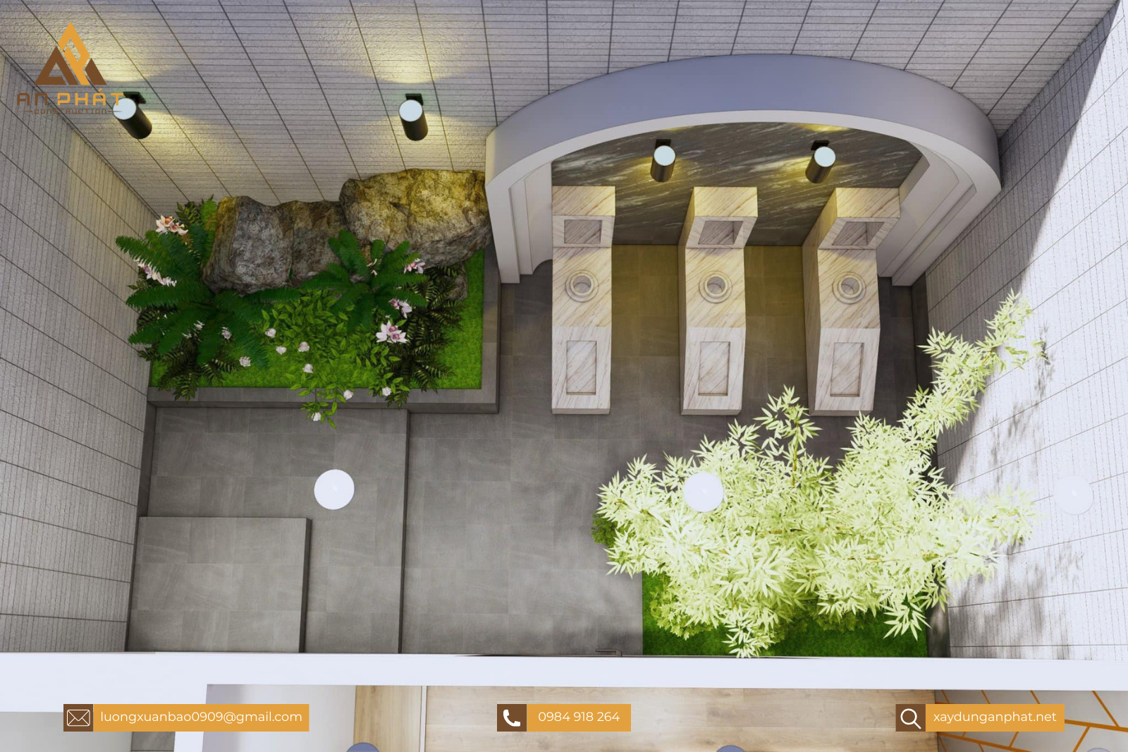 Nhà phố 5.5x20 1 trệt 2 lầu sân thượng