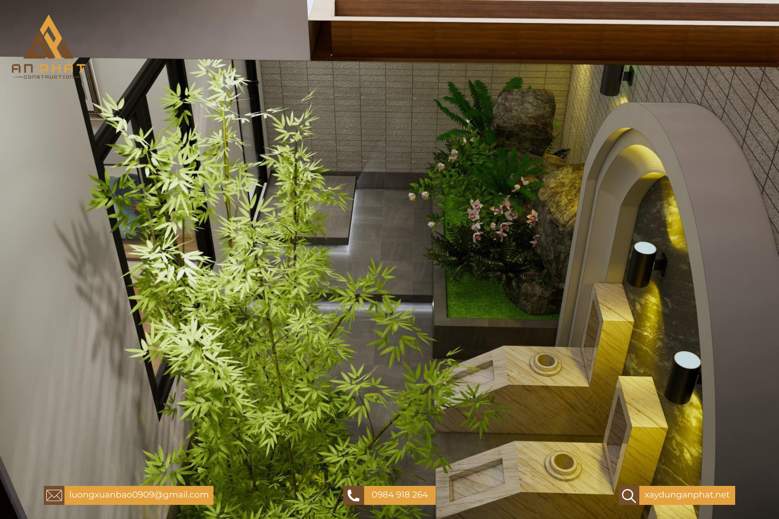 Nhà phố 5.5x20 1 trệt 2 lầu sân thượng