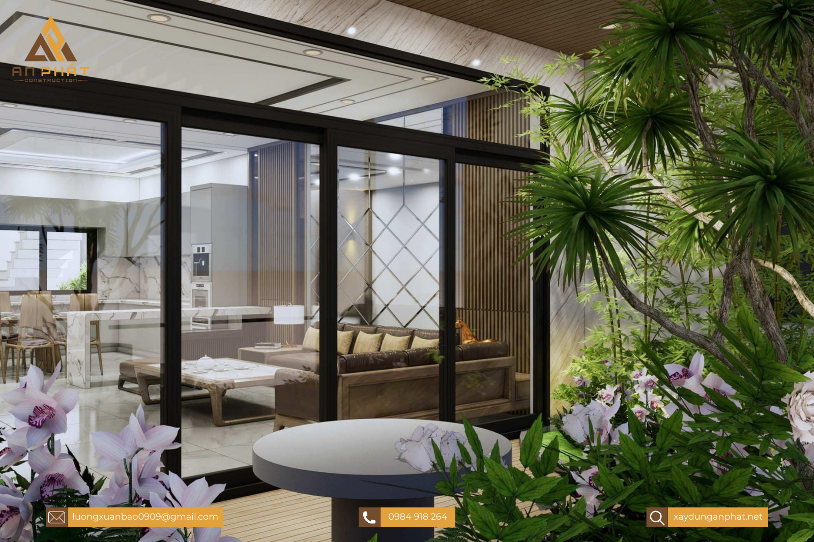 Nhà phố 5.5x20 1 trệt 2 lầu sân thượng