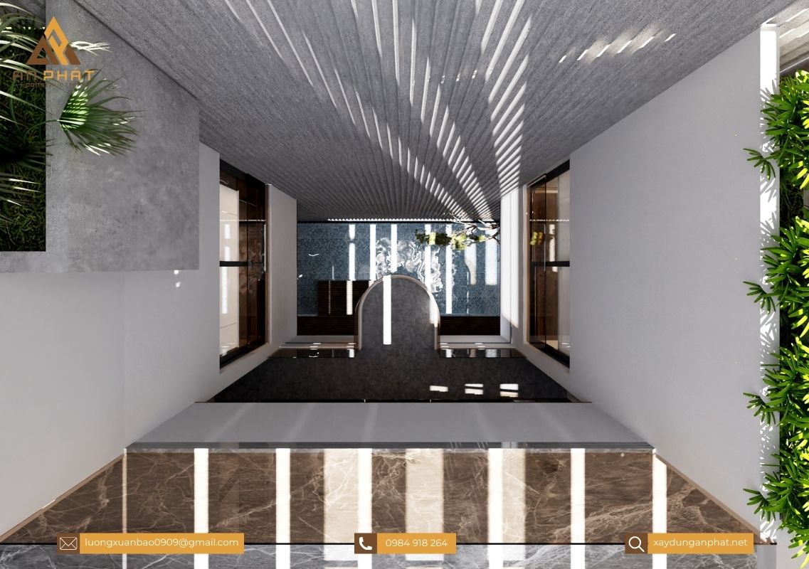 Nhà phố 5x20 3 tầng hiện đại