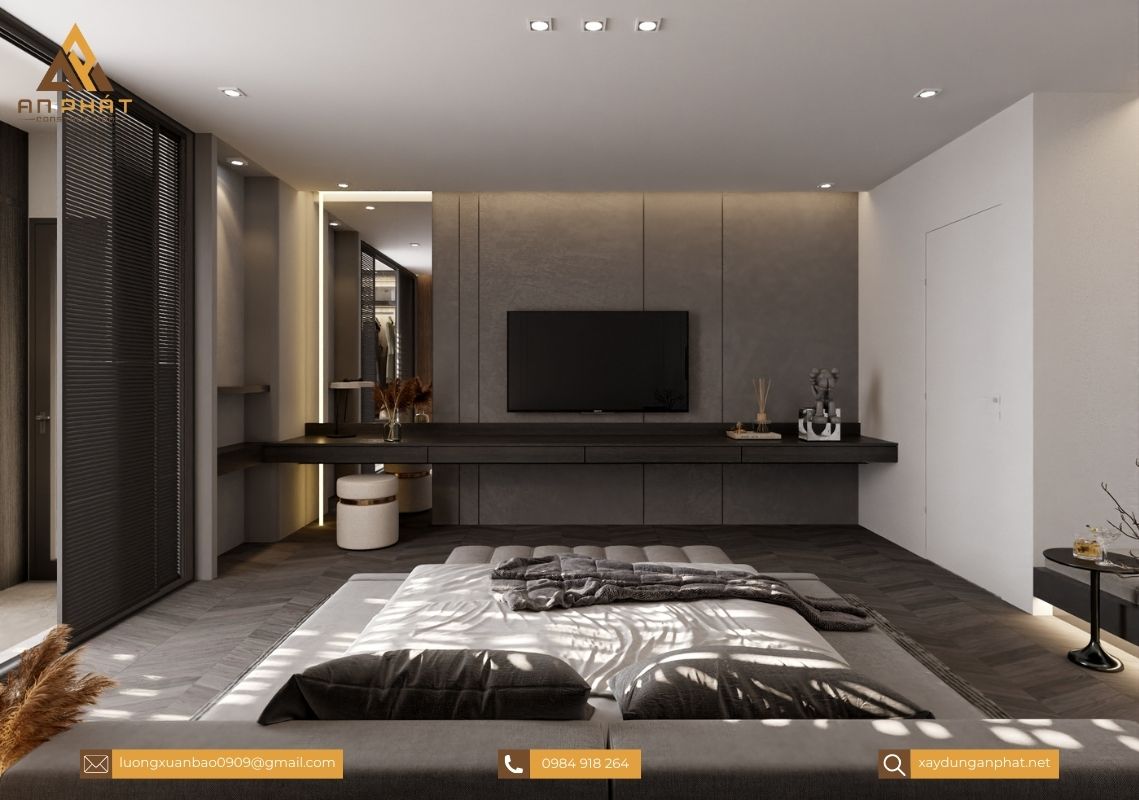 Nhà phố 5x20 3 tầng hiện đại