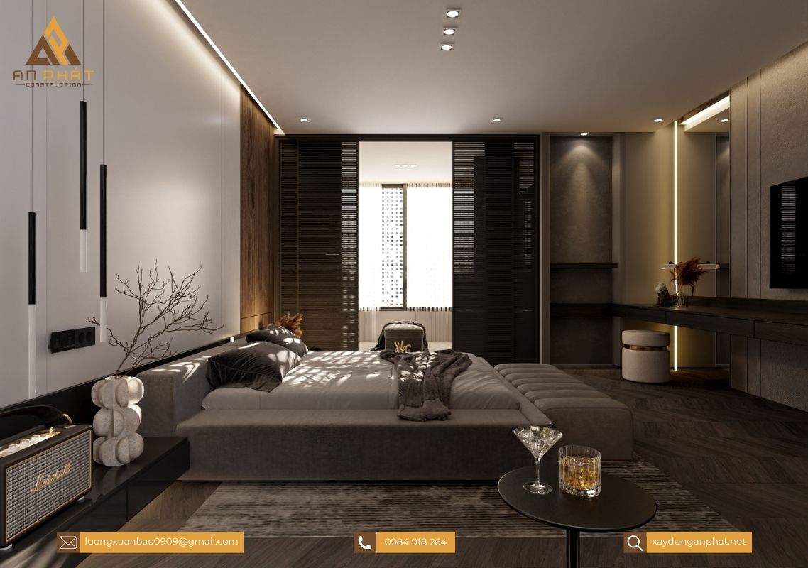 Nhà phố 5x20 3 tầng hiện đại