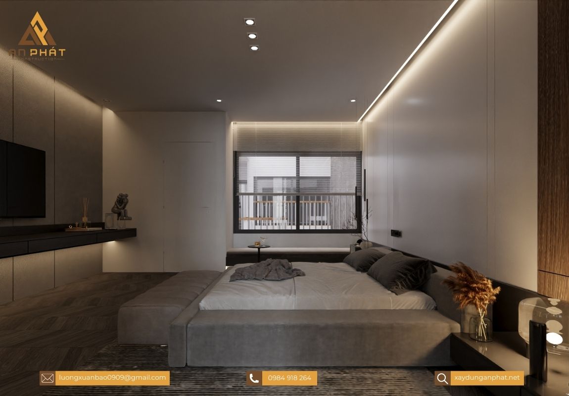 Nhà phố 5x20 3 tầng hiện đại