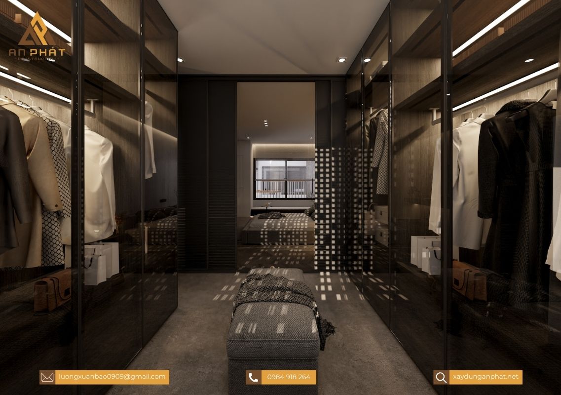 Nhà phố 5x20 3 tầng hiện đại