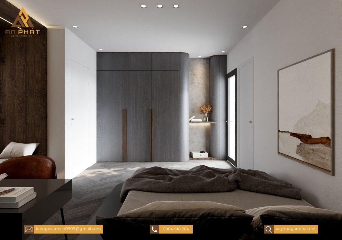 Nhà phố 5x20 3 tầng hiện đại