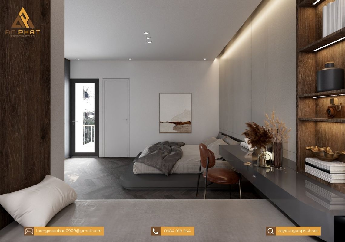 Nhà phố 5x20 3 tầng hiện đại