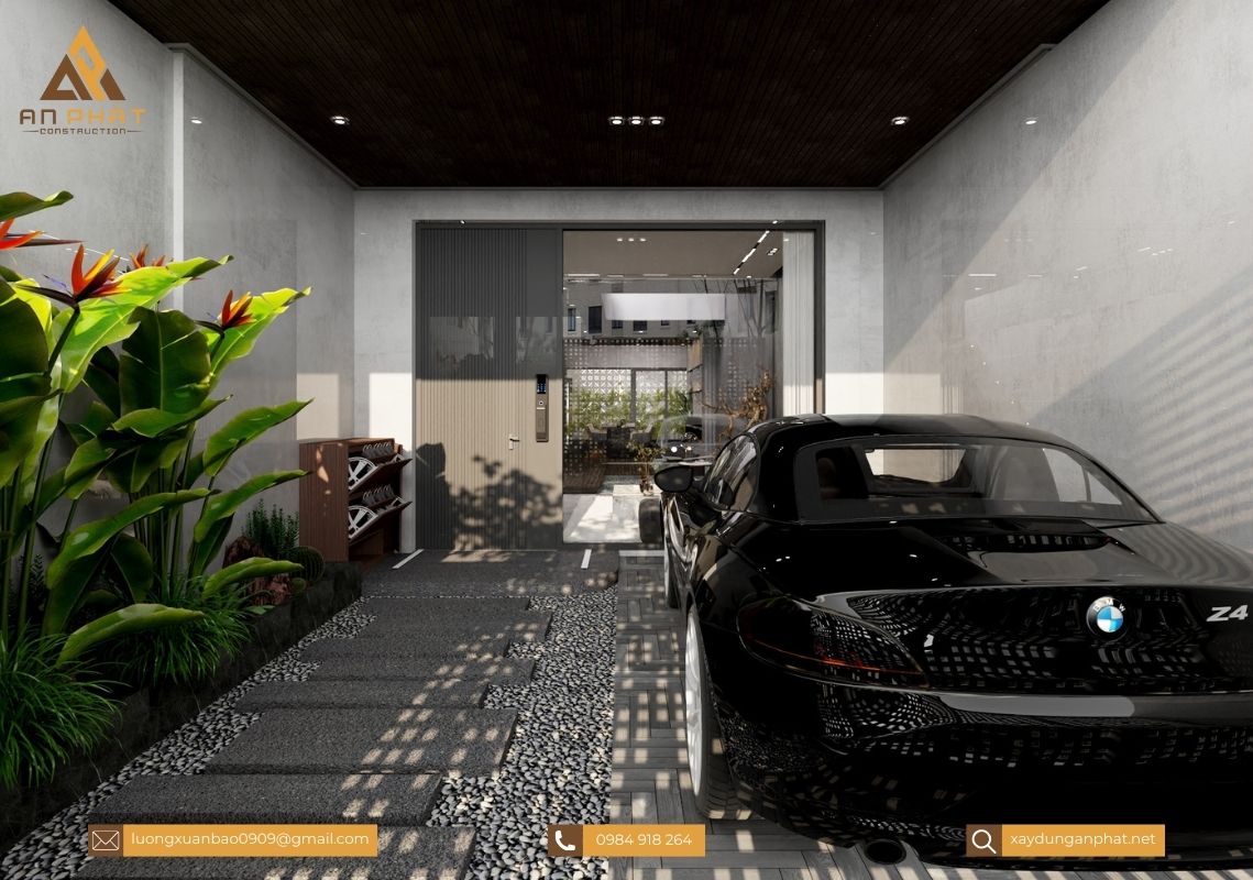 Nhà phố 5x20 3 tầng hiện đại