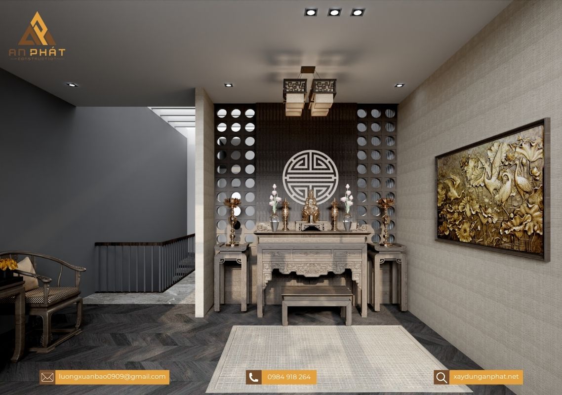 Nhà phố 5x20 3 tầng hiện đại