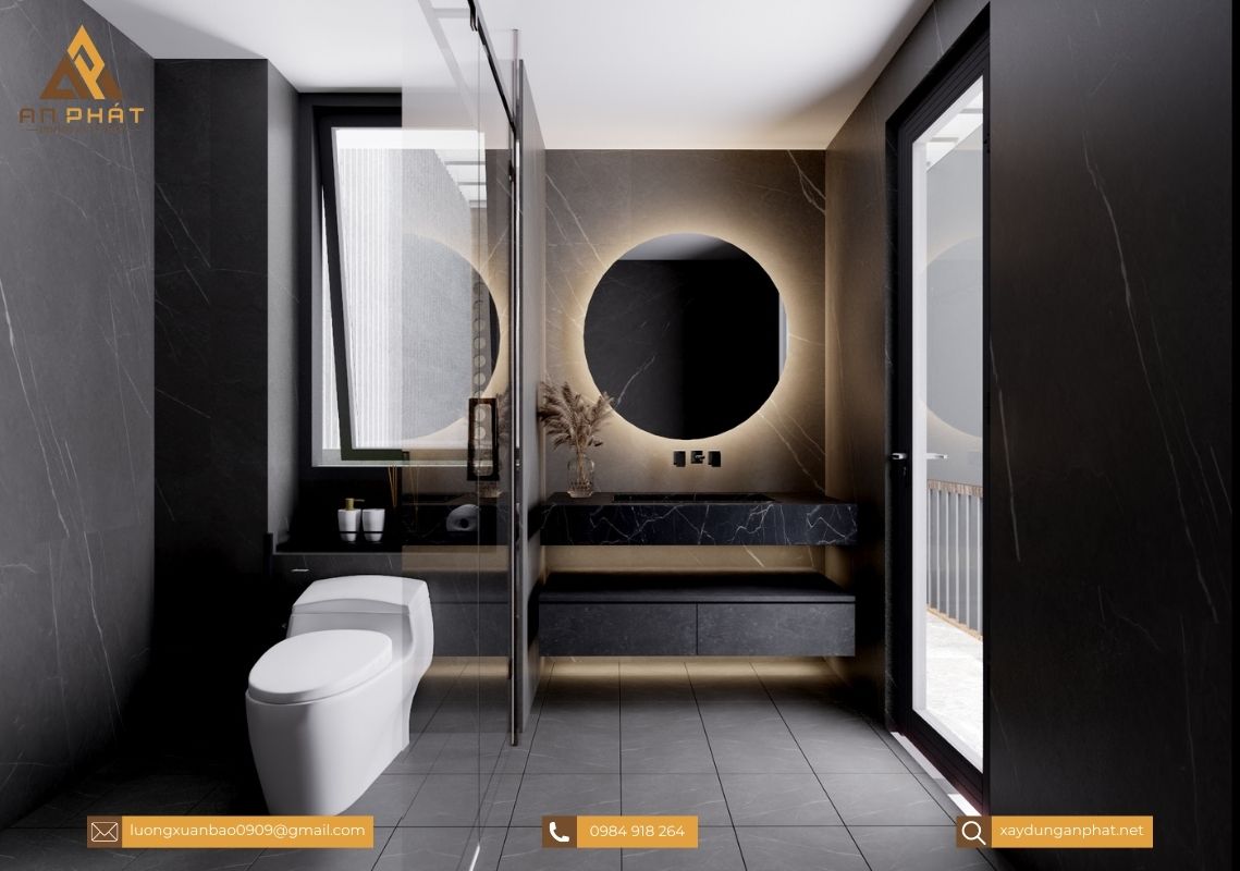 Nhà phố 5x20 3 tầng hiện đại