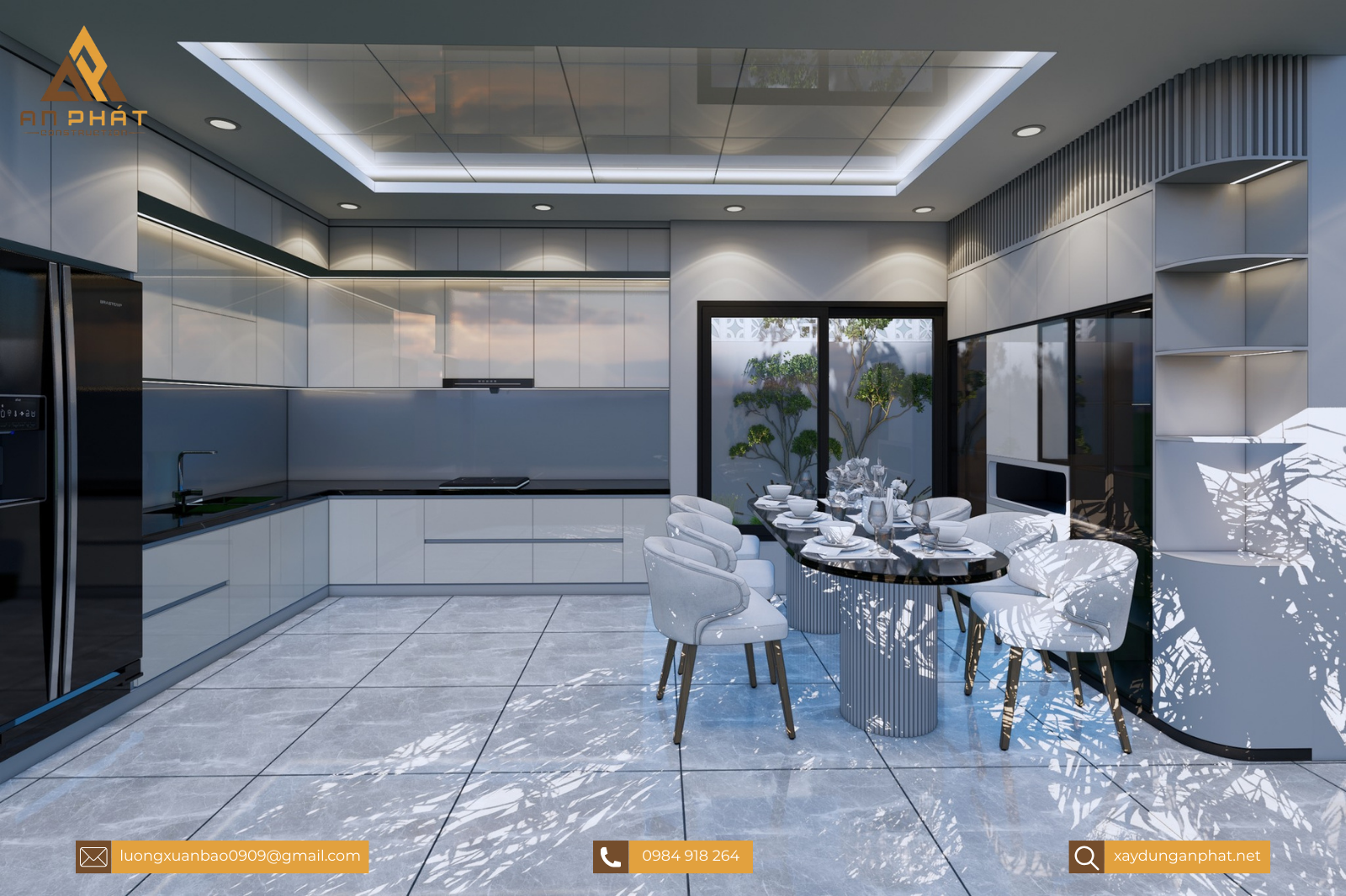 Nhà phố gác lửng 190m²